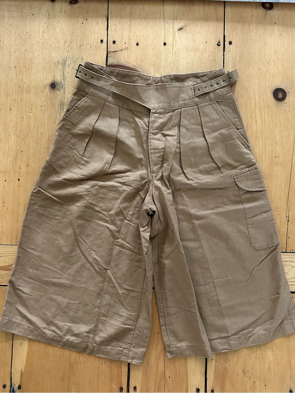 NWT Banana Republic Heritage Gurkha Wide-Leg Culotte Shorts